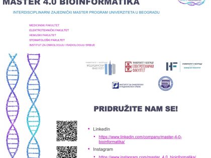 Master studijski program Master 4.0 Bioinformatika