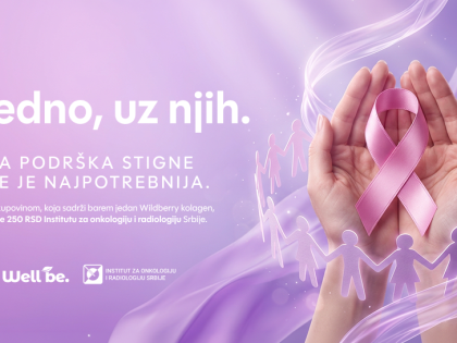 Zajedno, uz njih. Da podrška stigne gde je najpotrebnija. Wellbe kampanja i donacija Institutu